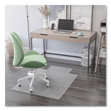 Economat Antimicrobial Chair Mat, Lipped, 36 X 48, Clear, Ships In 4-6 Business Days