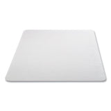 Economat Antimicrobial Chair Mat, Rectangular, 45 X 63, Clear, Ships In 4-6 Business Days