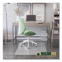 Economat Antimicrobial Chair Mat, Rectangular, 45 X 63, Clear, Ships In 4-6 Business Days
