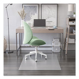 Economat Antimicrobial Chair Mat, Rectangular, 45 X 63, Clear, Ships In 4-6 Business Days
