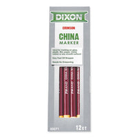 China Marker, Crimson Red, Dozen