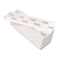 Easymop Microfiber Dust Mop Pads, 16 X 5.3, White, 50/pack