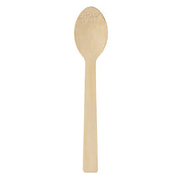 Bamboo Cutlery, Spoon, Light Golden, 100/pack, 10 Packs/carton