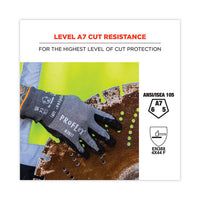 Proflex 7072 Ansi A7 Nitrile-coated Cr Gloves, Gray, Large, Pair, Ships In 1-3 Business Days