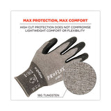 Proflex 7072 Ansi A7 Nitrile-coated Cr Gloves, Gray, X-large, Pair, Ships In 1-3 Business Days