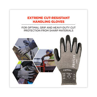 Proflex 7072 Ansi A7 Nitrile-coated Cr Gloves, Gray, 2x-large, Pair, Ships In 1-3 Business Days