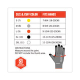 Proflex 7072 Ansi A7 Nitrile-coated Cr Gloves, Gray, 2x-large, Pair, Ships In 1-3 Business Days
