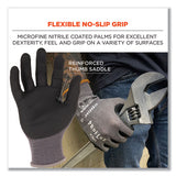 Proflex 7043 Ansi A4 Nitrile Coated Cr Gloves, Gray, Small, 12 Pairs, Ships In 1-3 Business Days
