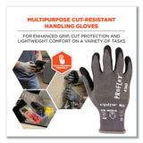 Proflex 7043 Ansi A4 Nitrile Coated Cr Gloves, Gray, Medium, 12 Pairs, Ships In 1-3 Business Days
