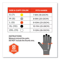 Proflex 7043 Ansi A4 Nitrile Coated Cr Gloves, Gray, Small, 1 Pair, Ships In 1-3 Business Days
