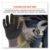 Proflex 7043 Ansi A4 Nitrile Coated Cr Gloves, Gray, Medium, 1 Pair, Ships In 1-3 Business Days