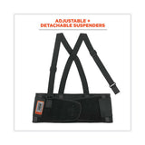 Proflex 1650 Economy Elastic Back Support Brace, 3x-large, 46" To 52" Waist, Black, Ships In 1-3 Business Days