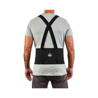 Proflex 1650 Economy Elastic Back Support Brace, 3x-large, 46" To 52" Waist, Black, Ships In 1-3 Business Days