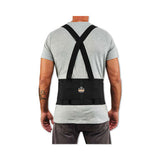 Proflex 1650 Economy Elastic Back Support Brace, 3x-large, 46" To 52" Waist, Black, Ships In 1-3 Business Days