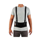 Proflex 1600 Standard Elastic Back Support Brace, X-small, 20" To 25" Waist, Black, Ships In 1-3 Business Days