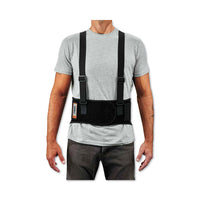 Proflex 1625 Elastic Back Support Brace, Medium, 30" To 34" Waist, Black, Ships In 1-3 Business Days