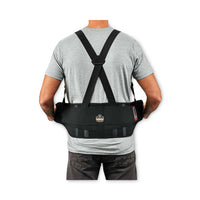 Proflex 1625 Elastic Back Support Brace, X-large, 38" To 42" Waist, Black, Ships In 1-3 Business Days