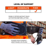 Proflex 1675 Back Support Brace With Cooling/warming Pack, Small, 25" To 30" Waist, Black, Ships In 1-3 Business Days