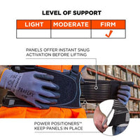 Proflex 1675 Back Support Brace With Cooling/warming Pack, X-large, 38" To 42" Waist, Black, Ships In 1-3 Business Days