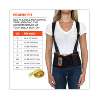 Proflex 2000sf High-performance Spandex Back Support Brace, X-small, 20" To 25" Waist, Black, Ships In 1-3 Business Days