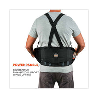 Proflex 1400un Universal Size Back Support Brace, One Size Fits All, 25" To 58" Waist, Black, Ships In 1-3 Business Days