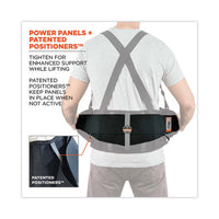 Proflex 1100sf Standard Spandex Back Support Brace, X-small, 20" To 25" Waist, Black, Ships In 1-3 Business Days