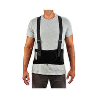 Proflex 1100sf Standard Spandex Back Support Brace, Medium, 30" To 34" Waist, Black, Ships In 1-3 Business Days