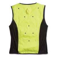 Chill-its 6685 Premium Dry Evaporative Cooling Vest With Zipper, Nylon, 3x-large, Lime, Ships In 1-3 Business Days