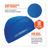 Chill-its 6632 Performance Knit Cooling Skull Cap, Polyester/spandex, One Size Fits Most, Blue, Ships In 1-3 Business Days