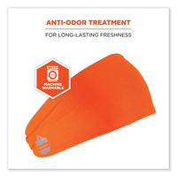 Chill-its 6634 Performance Knit Cooling Headband, Polyester/spandex, One Size Fits Most, Orange, Ships In 1-3 Business Days