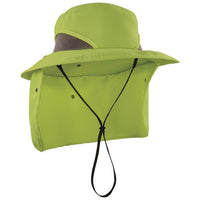 Chill-its 8934 Ranger Hat With Neck Shade, Microfiber/polyester, Small/medium, Lime, Ships In 1-3 Business Days