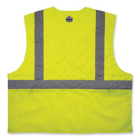 Chill-its 6668 Class 2 Hi-vis Safety Cooling Vest, Polymer, X-large, Lime, Ships In 1-3 Business Days