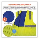 Chill-its 6668 Class 2 Hi-vis Safety Cooling Vest, Polymer, X-large, Lime, Ships In 1-3 Business Days