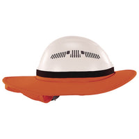 Chill-its 6661 Universal Hard Hat Brim With Neck Shade, Orange, Ships In 1-3 Business Days