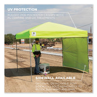 Shax 6010 Lightweight Pop-up Tent, Single Skin, 10 Ft X 10 Ft, Polyester/steel, Lime, Ships In 1-3 Business Days