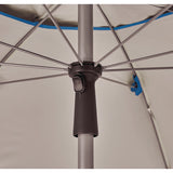 Shax 6100 Lightweight Work Umbrella, 90" Span, 92" Long, Blue Canopy, Ships In 1-3 Business Days