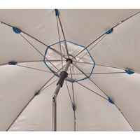 Shax 6199 Lightweight Work Umbrella And Stand Kit, 90" Span, 92" Long, Blue Canopy, Ships In 1-3 Business Days
