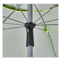 Shax 6100 Lightweight Work Umbrella, 90" Span, 92.4" Long, Lime Canopy, Ships In 1-3 Business Days