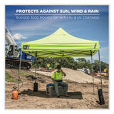 Shax 6053 Enclosed Pop-up Tent Kit, Single Skin, 10 Ft X 10 Ft, Polyester/steel, Blue, Ships In 1-3 Business Days