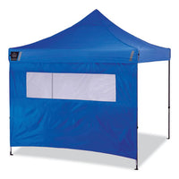 Shax 6052 Heavy-duty Tent Kit + Mesh Windows, Single Skin, 10 Ft X 10 Ft, Polyester/steel, Blue, Ships In 1-3 Business Days