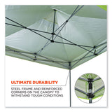 Shax 6052 Heavy-duty Tent Kit + Mesh Windows, Single Skin, 10 Ft X 10 Ft,  Polyester/steel, Lime, Ships In 1-3 Business Days