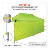 Shax 6097 Pop-up Tent Sidewall, Single Skin, 10 Ft X 10 Ft, Polyester, Lime, Ships In 1-3 Business Days