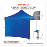 Shax 6098 Pop-up Tent Sidewall, Single Skin, 10 Ft X 10 Ft, Polyester, Blue, Ships In 1-3 Business Days