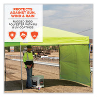 Shax 6098 Pop-up Tent Sidewall, Single Skin, 10 Ft X 10 Ft, Polyester, Lime, Ships In 1-3 Business Days