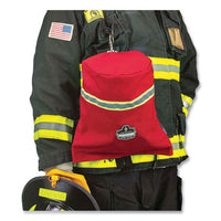 Arsenal 5082 Scba Mask Bag With Hook-and-loop Closure, 8.5 X 8.5 X 14, Red, Ships In 1-3 Business Days