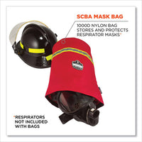 Arsenal 5082 Scba Mask Bag With Hook-and-loop Closure, 8.5 X 8.5 X 14, Red, Ships In 1-3 Business Days