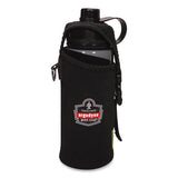 Chill-its 5151 Plastic Wide Mouth Water Bottle, 34 Oz, Black, Ships In 1-3 Business Days