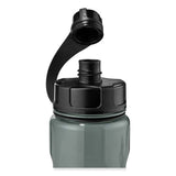 Chill-its 5151 Plastic Wide Mouth Water Bottle, 34 Oz, Black, Ships In 1-3 Business Days