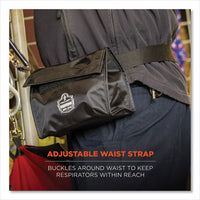 Arsenal 5180 Half Mask Respirator Waist Pack, 8.5 X 3.5 X 6.5, Black, Ships In 1-3 Business Days