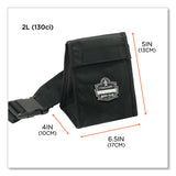 Arsenal 5184 Mouthbit Respirator Bag, 5 X 4 X 6.5, Black, Ships In 1-3 Business Days